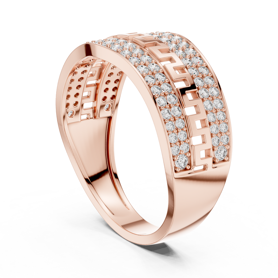 Celestienne Multi-Size Round Diamond Ring