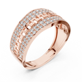 Celestienne Multi-Size Round Diamond Ring