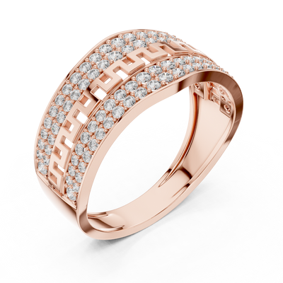 Celestienne Multi-Size Round Diamond Ring