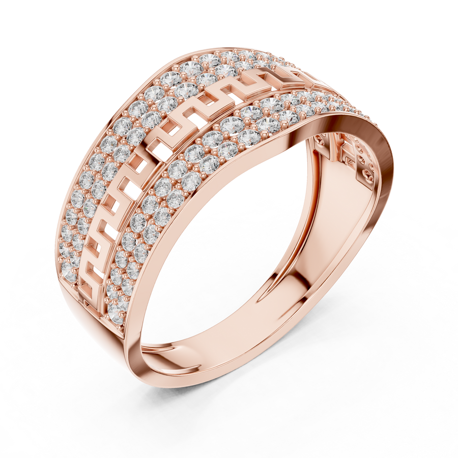 Celestienne Multi-Size Round Diamond Ring