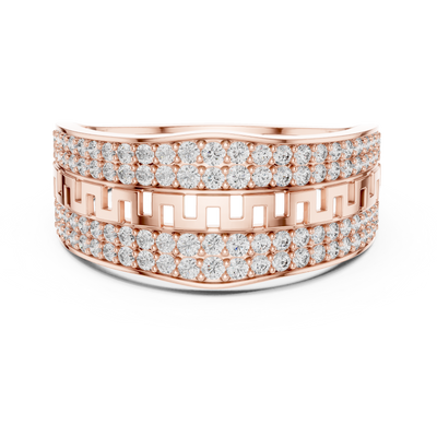 Celestienne Multi-Size Round Diamond Ring