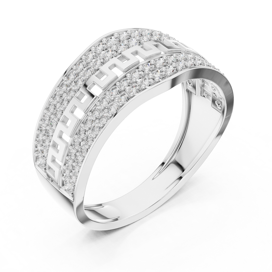 Celestienne Multi-Size Round Diamond Ring