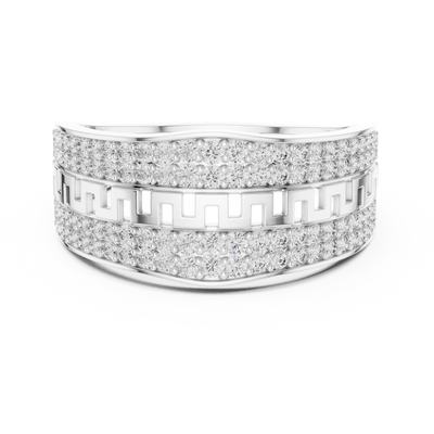Celestienne Multi-Size Round Diamond Ring