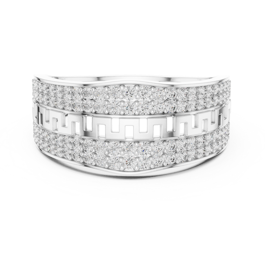 Celestienne Multi-Size Round Diamond Ring