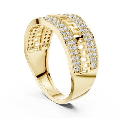 Celestienne Multi-Size Round Diamond Ring