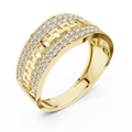 Celestienne Multi-Size Round Diamond Ring