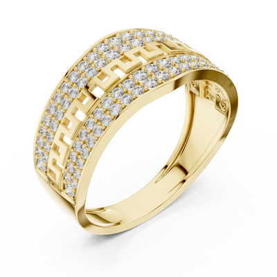 Celestienne Multi-Size Round Diamond Ring