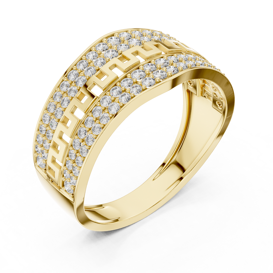 Celestienne Multi-Size Round Diamond Ring