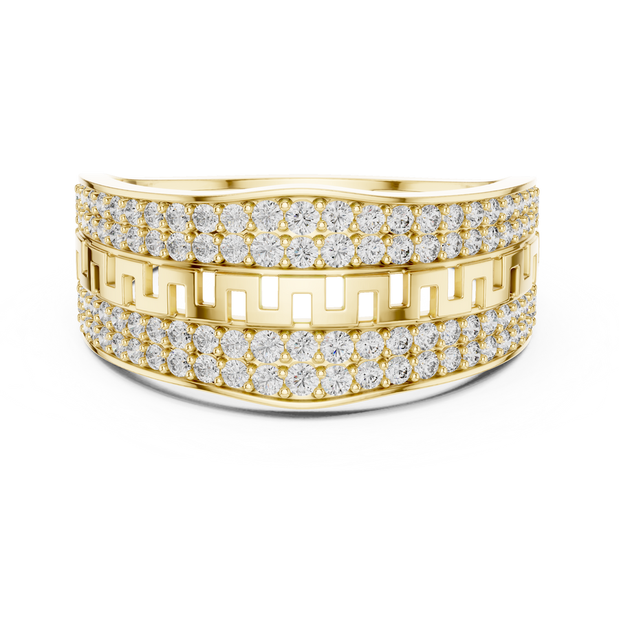 Celestienne Multi-Size Round Diamond Ring