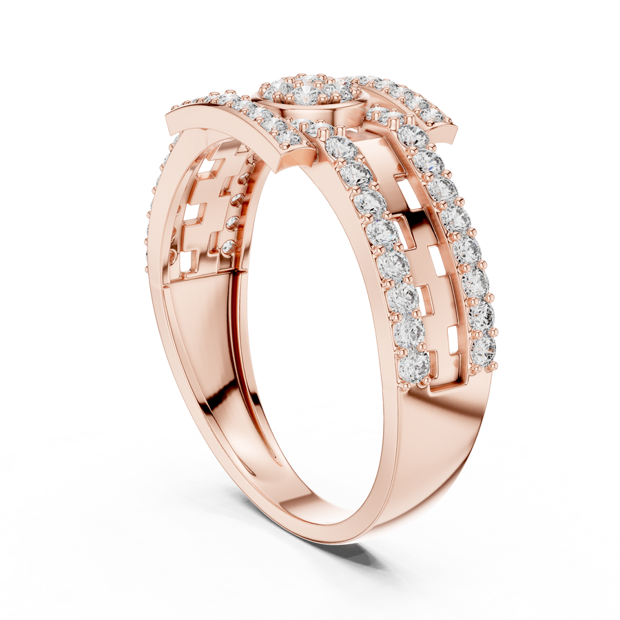 Elarienne Multi-Size Round Diamond Ring