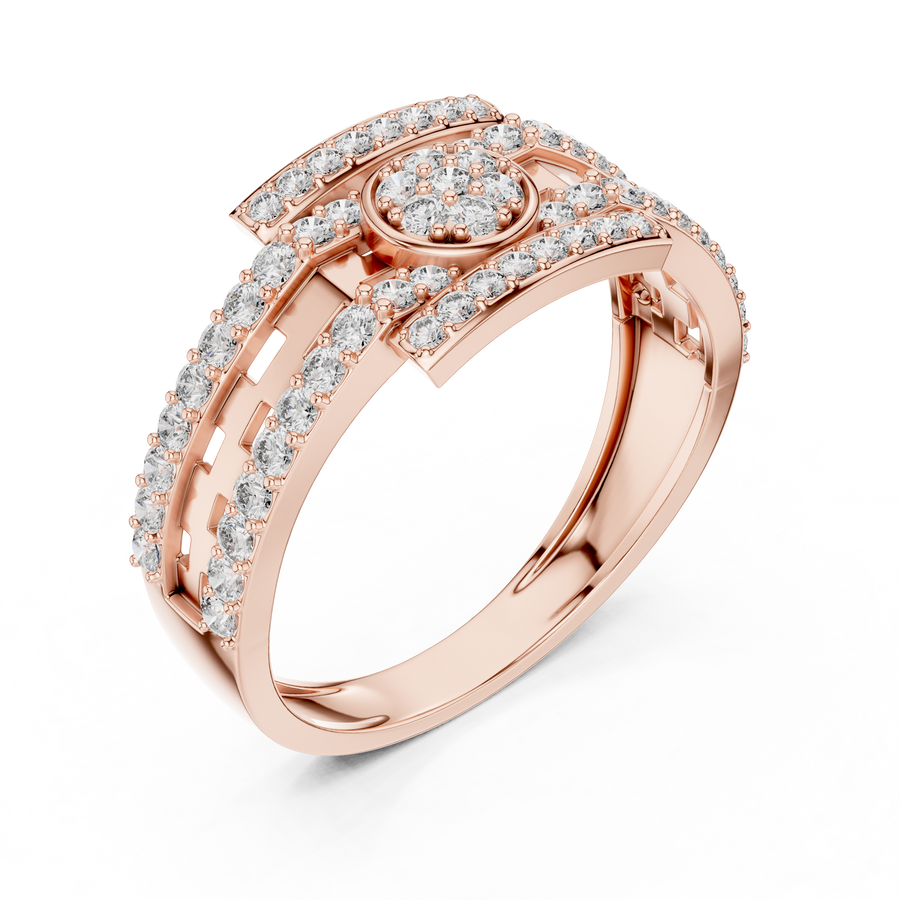 Elarienne Multi-Size Round Diamond Ring