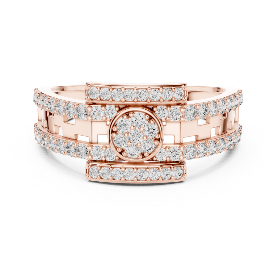 Elarienne Multi-Size Round Diamond Ring
