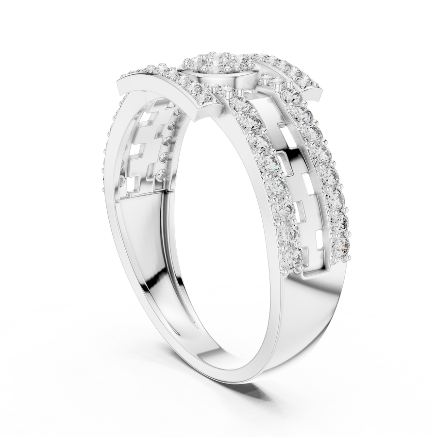 Elarienne Multi-Size Round Diamond Ring