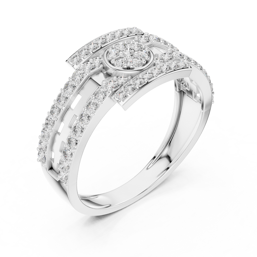 Elarienne Multi-Size Round Diamond Ring