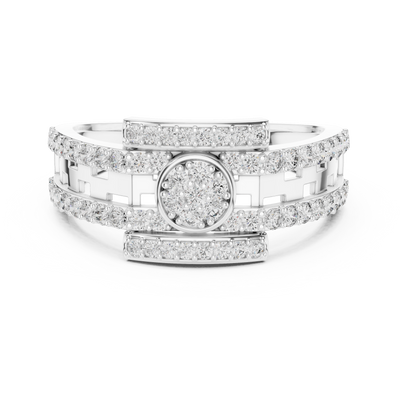 Elarienne Multi-Size Round Diamond Ring