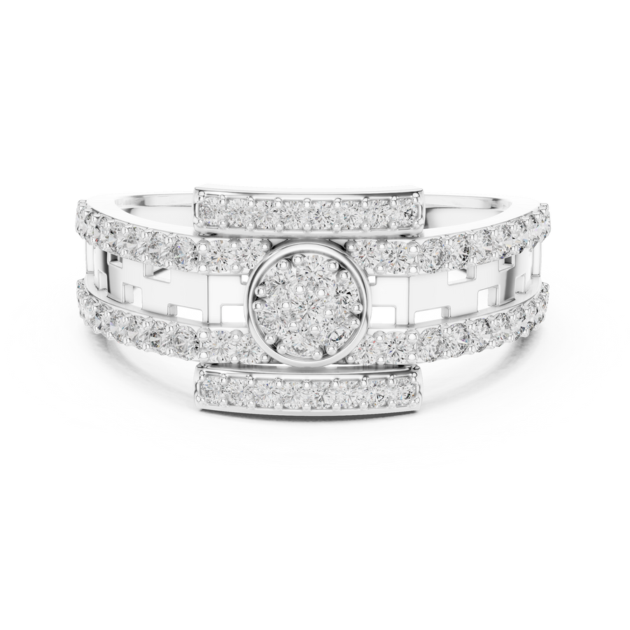 Elarienne Multi-Size Round Diamond Ring