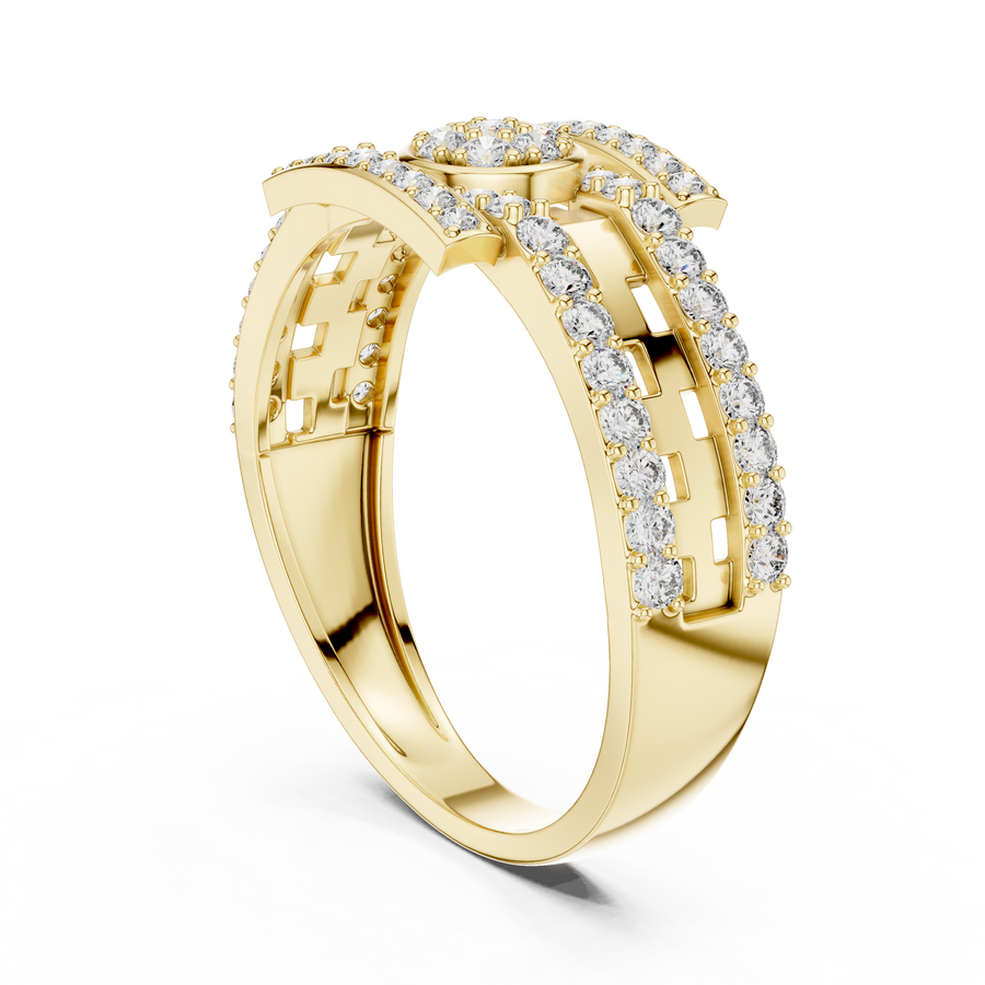 Elarienne Multi-Size Round Diamond Ring