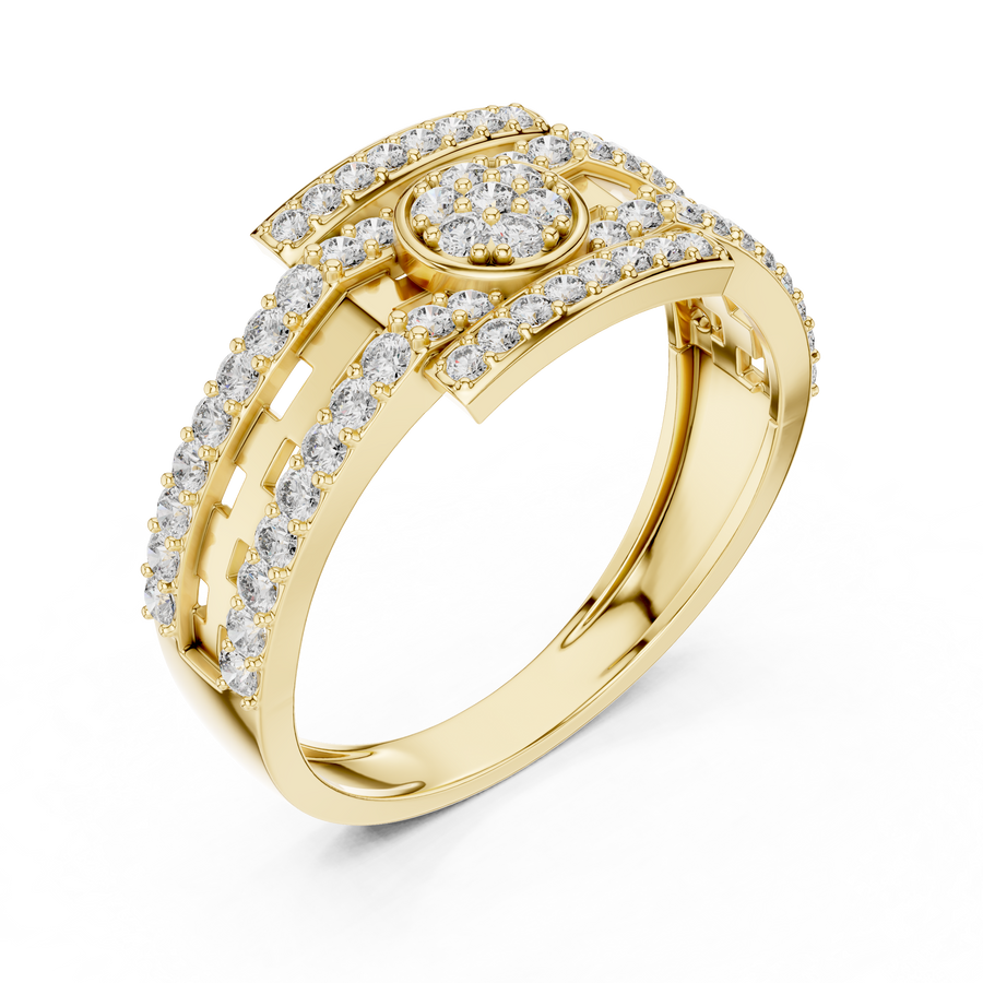 Elarienne Multi-Size Round Diamond Ring