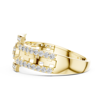 Elarienne Multi-Size Round Diamond Ring