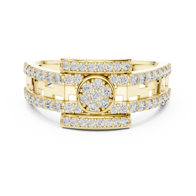 Elarienne Multi-Size Round Diamond Ring