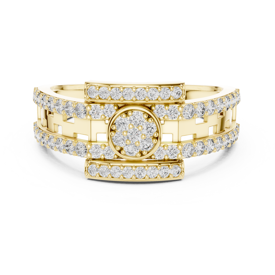 Elarienne Multi-Size Round Diamond Ring