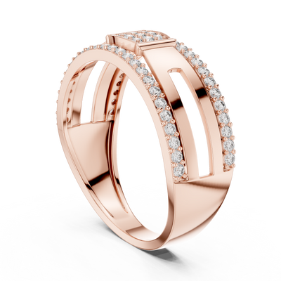 Seravienne Multi-Size Round Diamond Ring