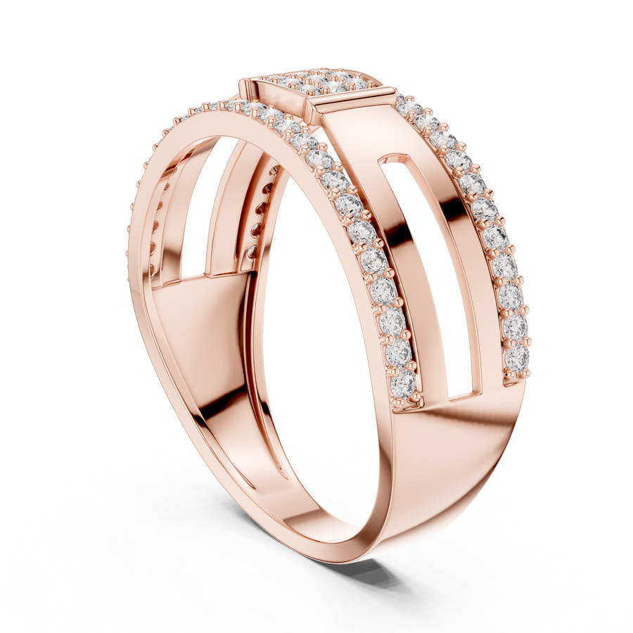 Seravienne Multi-Size Round Diamond Ring