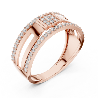 Seravienne Multi-Size Round Diamond Ring