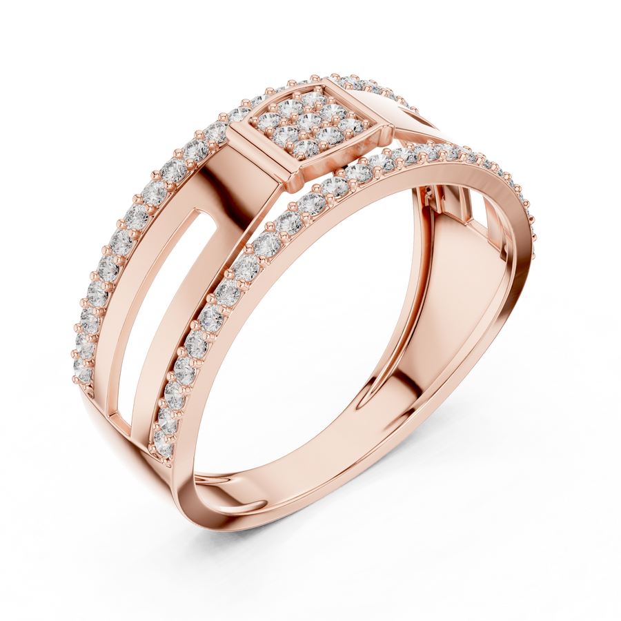 Seravienne Multi-Size Round Diamond Ring