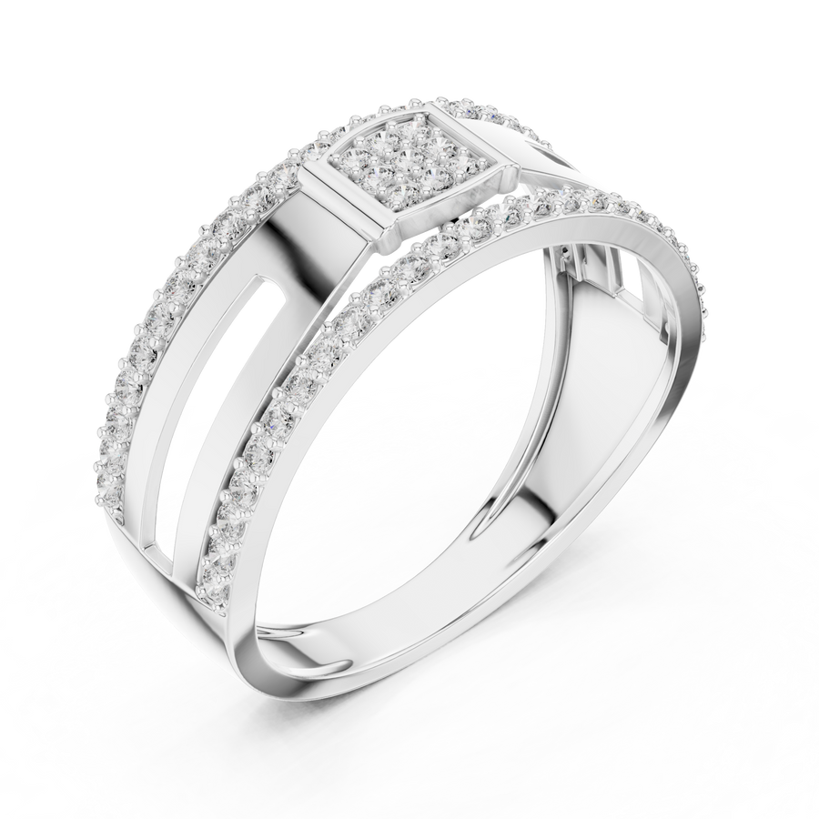 Seravienne Multi-Size Round Diamond Ring