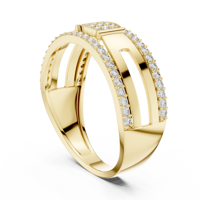 Seravienne Multi-Size Round Diamond Ring