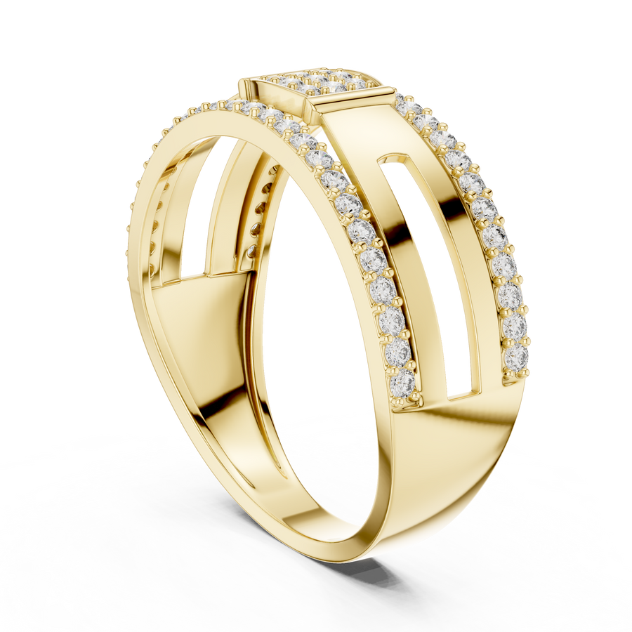 Seravienne Multi-Size Round Diamond Ring
