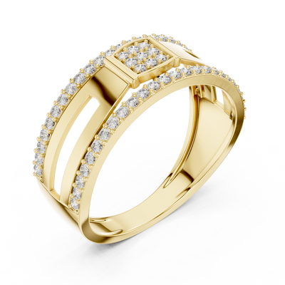 Seravienne Multi-Size Round Diamond Ring