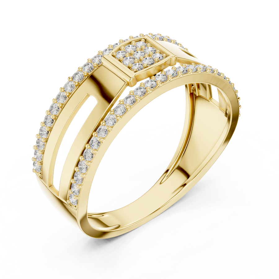 Seravienne Multi-Size Round Diamond Ring