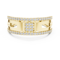 Seravienne Multi-Size Round Diamond Ring