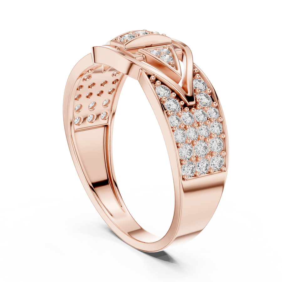 Avelisse Chevron Multi-Size Diamond Ring