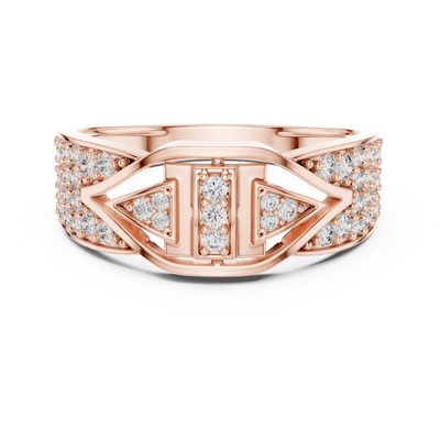 Avelisse Chevron Multi-Size Diamond Ring