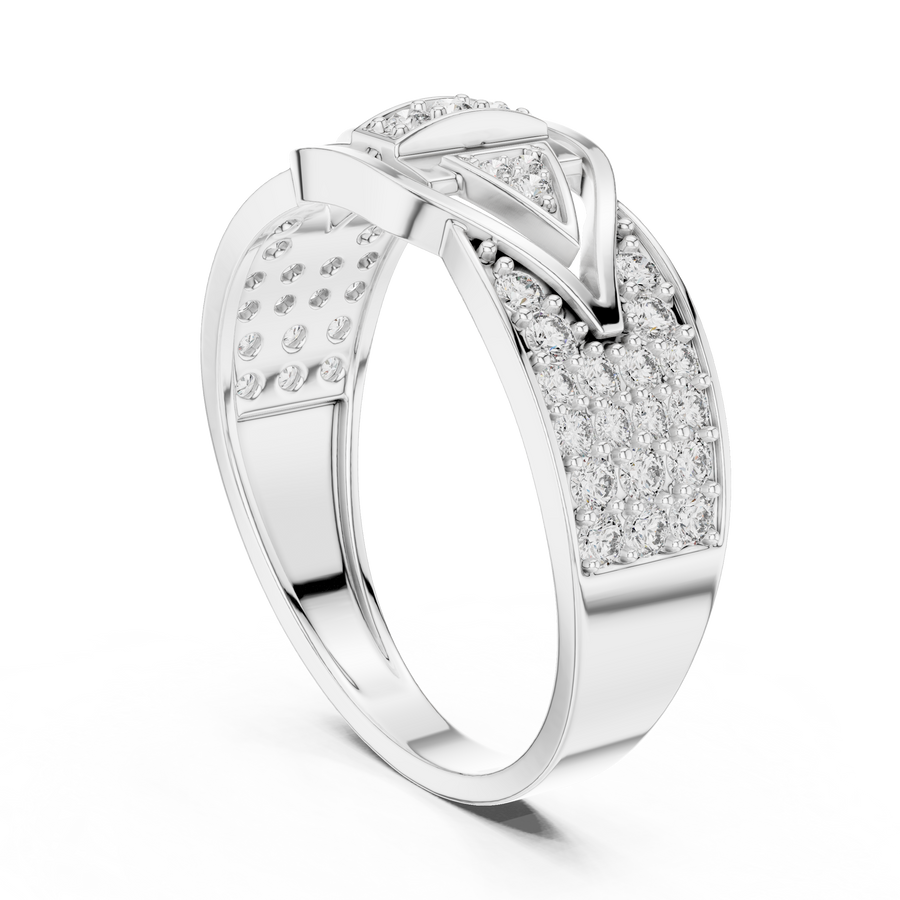 Avelisse Chevron Multi-Size Diamond Ring