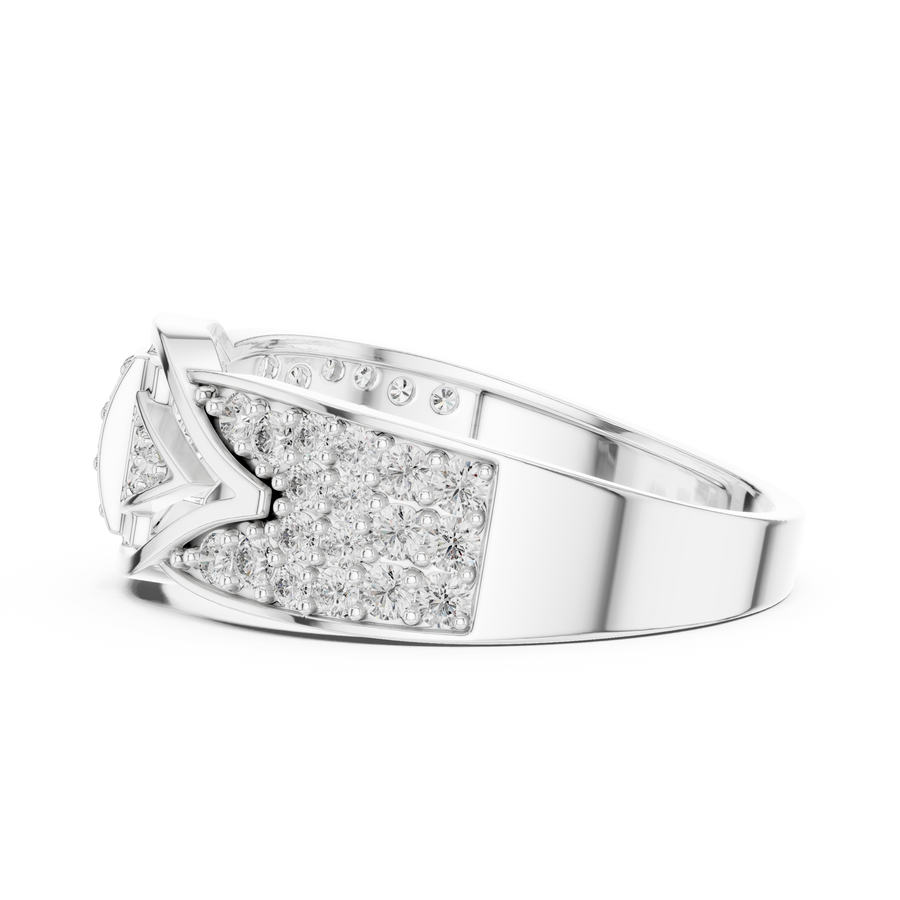 Avelisse Chevron Multi-Size Diamond Ring