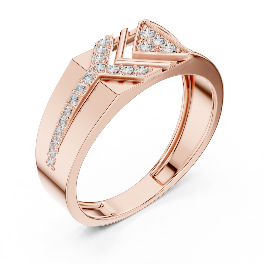 Elvarielle Multi-Size Round  Diamond  Ring