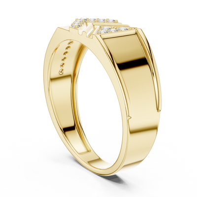 Elvarielle Multi-Size Round  Diamond  Ring