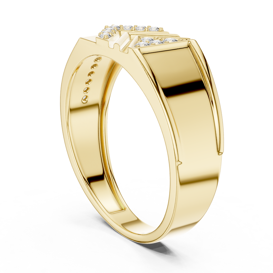 Elvarielle Multi-Size Round  Diamond  Ring