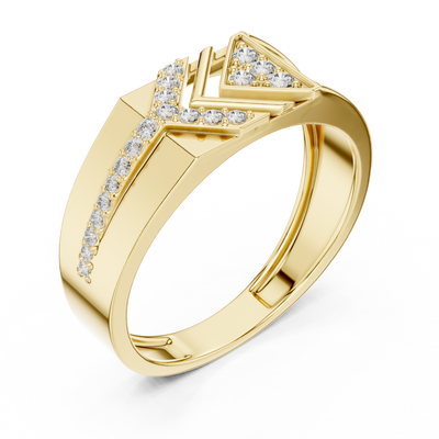 Elvarielle Multi-Size Round  Diamond  Ring