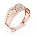 Aurevane Pavé & Bezel  Diamond Ring