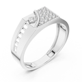 Aurevane Pavé & Bezel  Diamond Ring