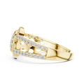 Valerienne Halo Motif Round Diamond Ring