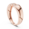 Celestine Link Round  Diamond Ring