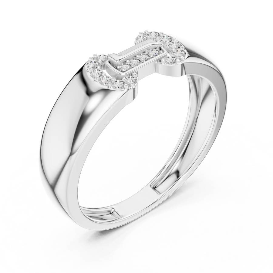 Celestine Link Round  Diamond Ring