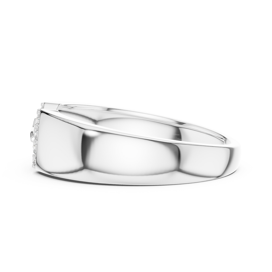 Celestine Link Round  Diamond Ring