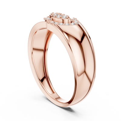 Aurelia Oval Halo Round  Diamond Ring
